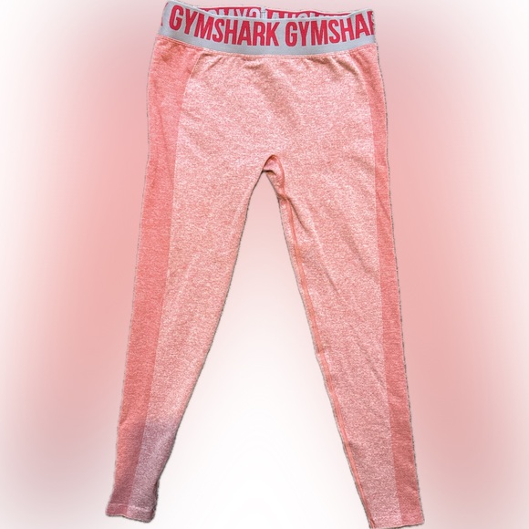 Women’s Gymshark low rise cropped raspberry red marl - Picture 1 of 4